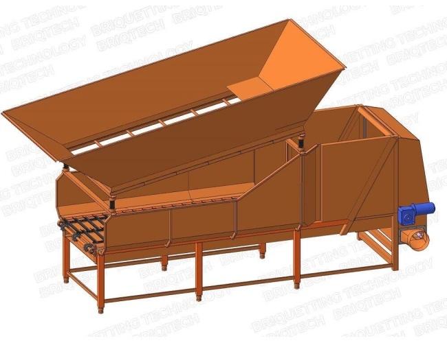 Vibrating sieve CVP-2 for wood chips