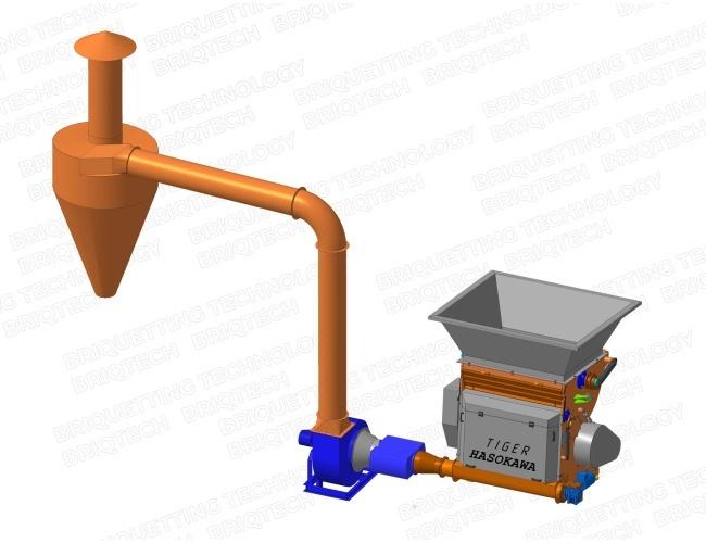 Wooden pallet chipper, "Tiger-Hasokawa" series