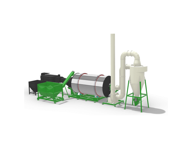 Rotary dryer for cereals and straw SPB5-AGRO