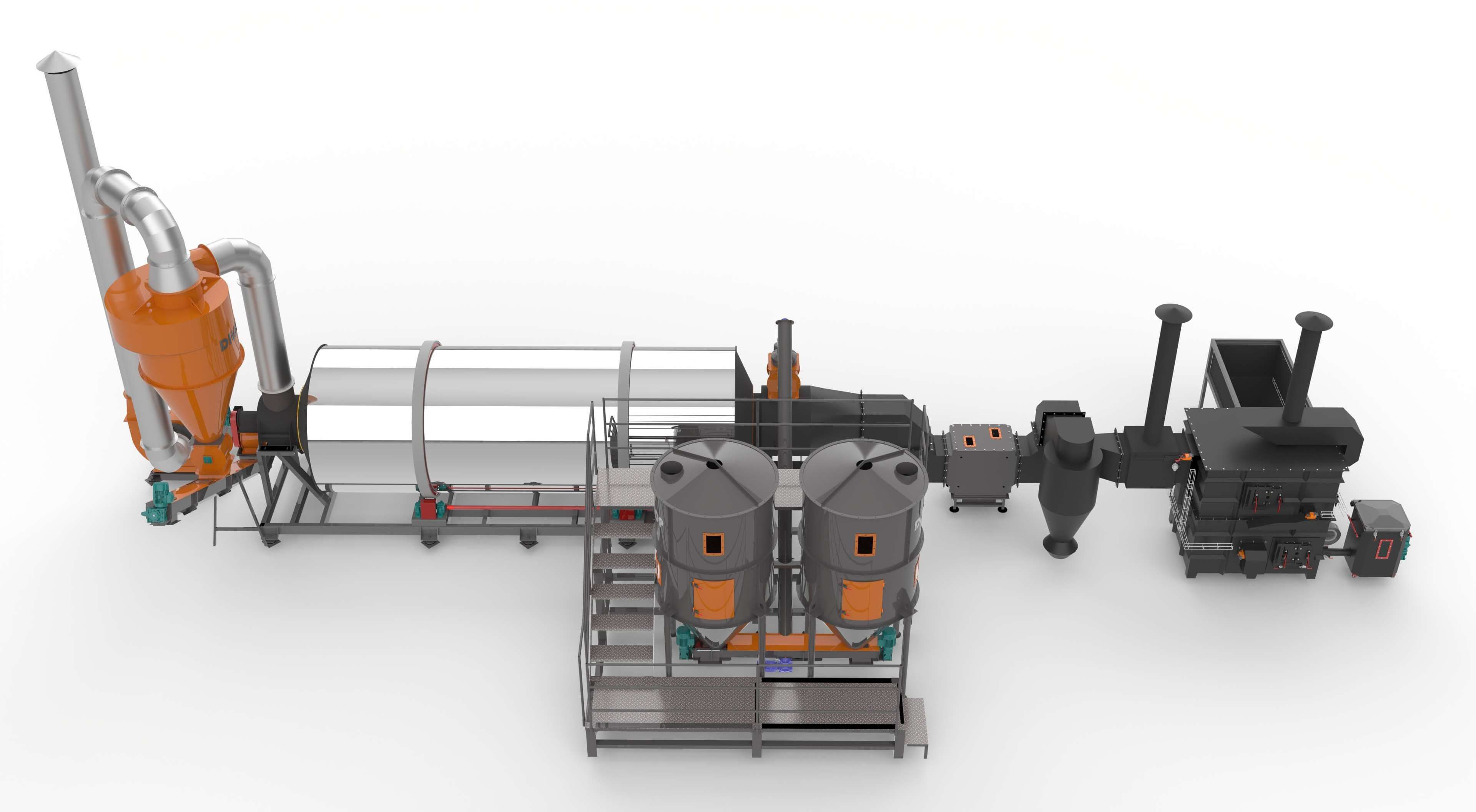 Universal Rotary Dryer SPB-UNI Standard