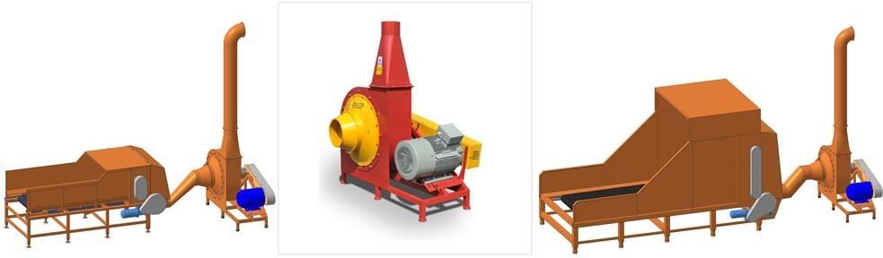 Complex Straw Bale Chopper