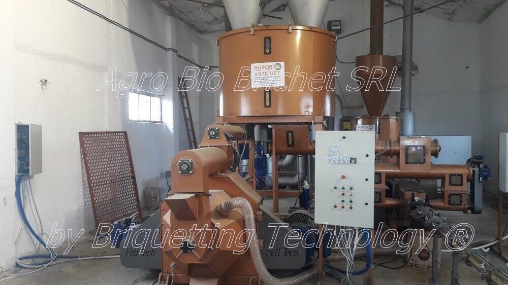 Briquetting line in Orastie
