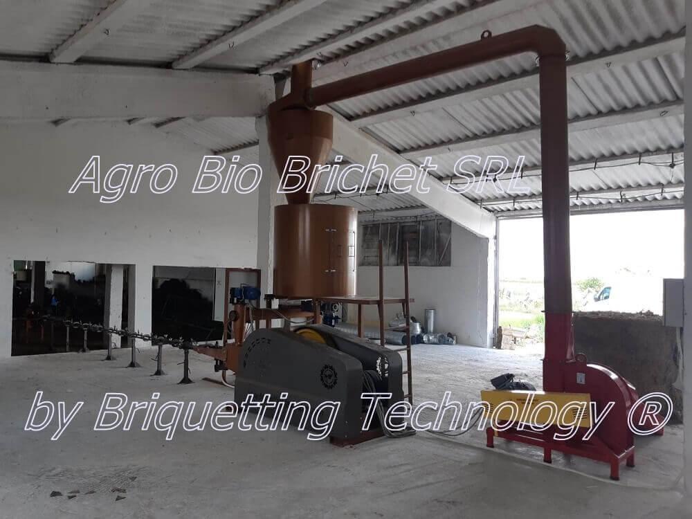 Briquetting line 150-200 kg/h Caldararu Arges