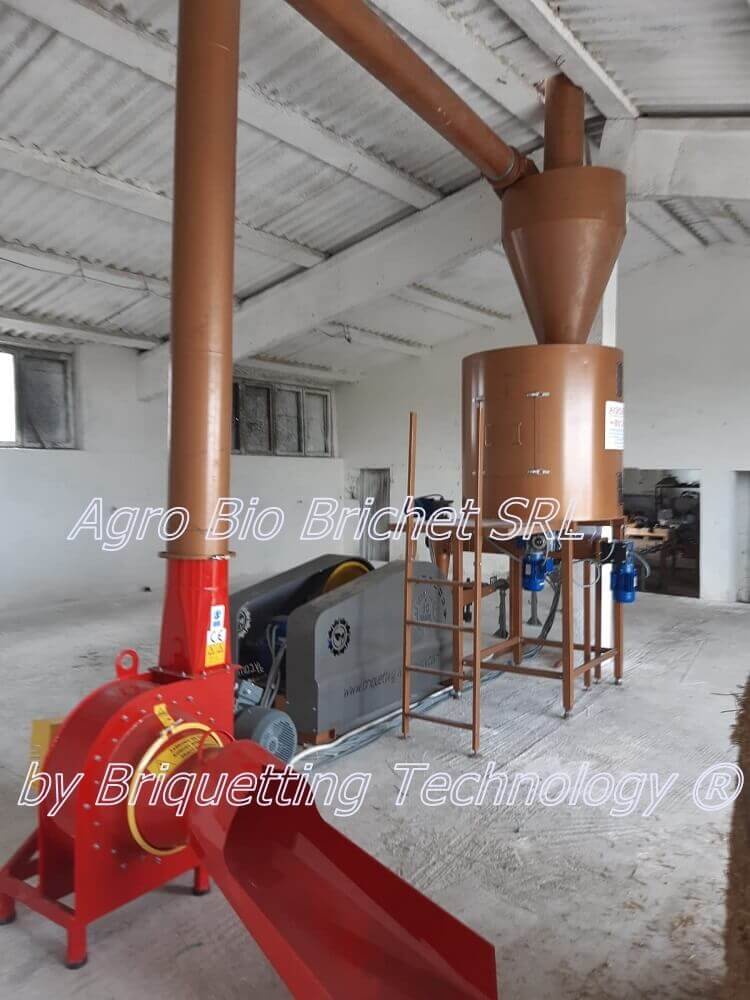 Briquetting line 150-200 kg/h Caldararu Arges