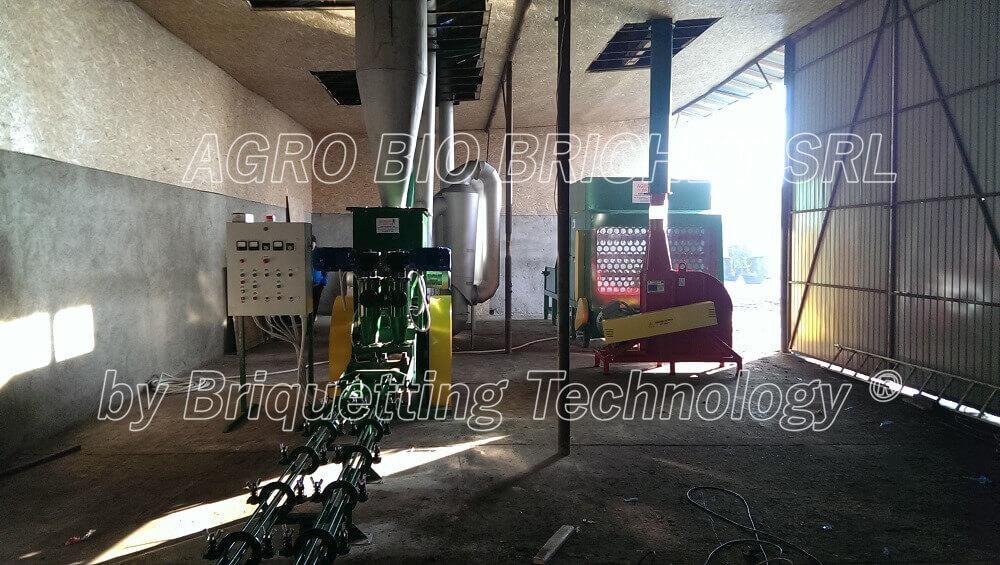 Briquetting line in Calugaru