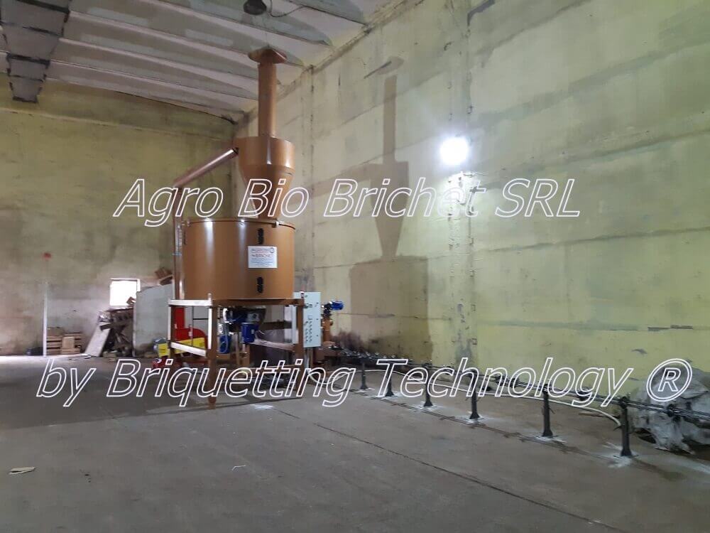 Briquetting line for Carcea briquettes
