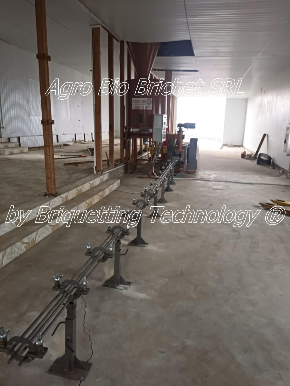 Straw briquetting line Tanacu