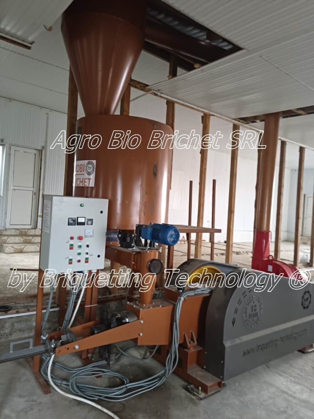 Straw briquetting line Tanacu