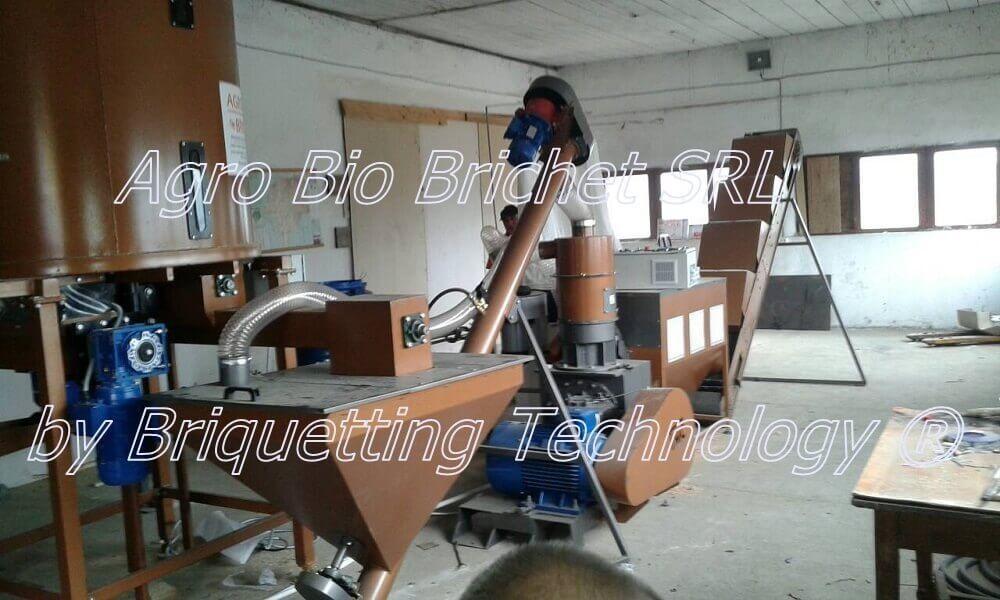 Briquetting and pelletizing line for briquettes and pellets in Sarata