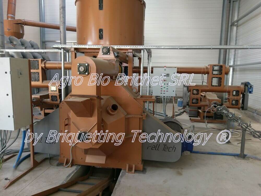 Briquetting line in Corbu, Constanța