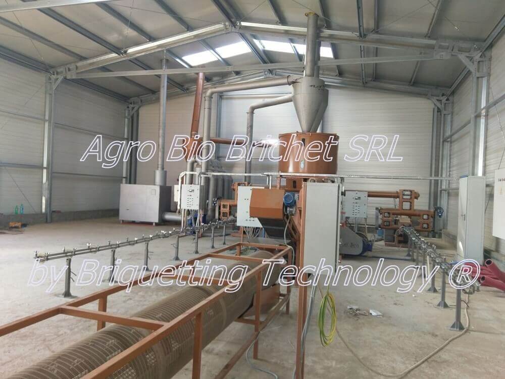 Briquetting line in Corbu