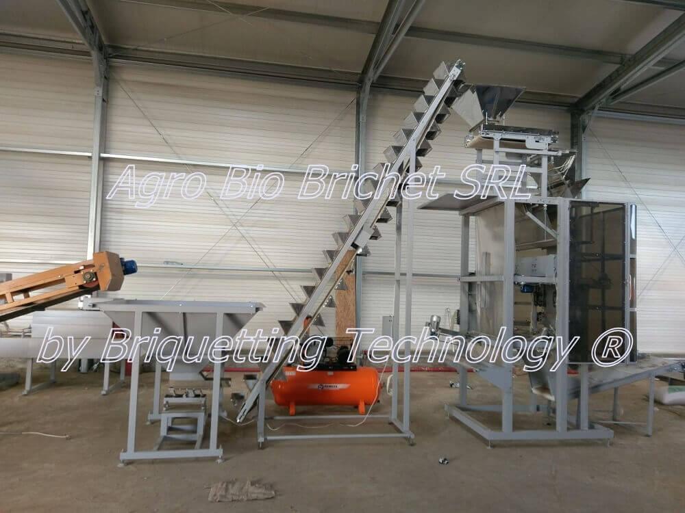 Pellet packaging in Corbu