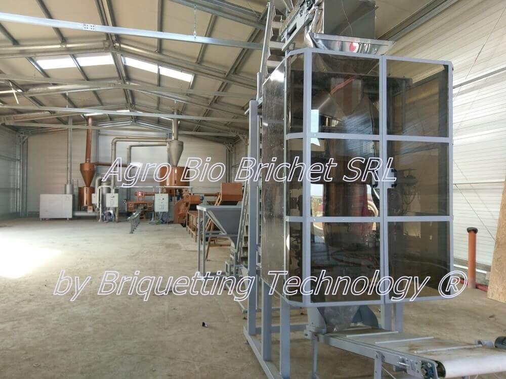 Automated pellet packaging in Corbu