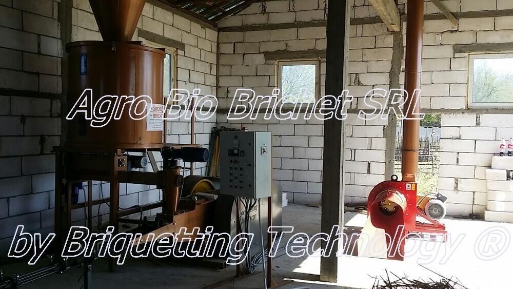 Briquetting line in Poiana Mare