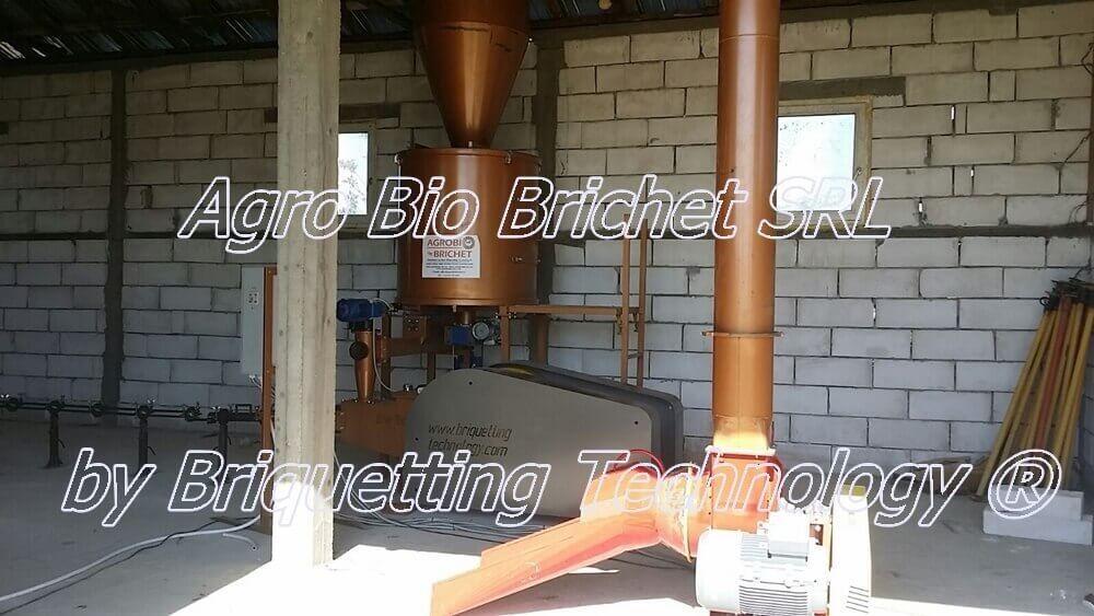 Briquetting line in Poiana Mare