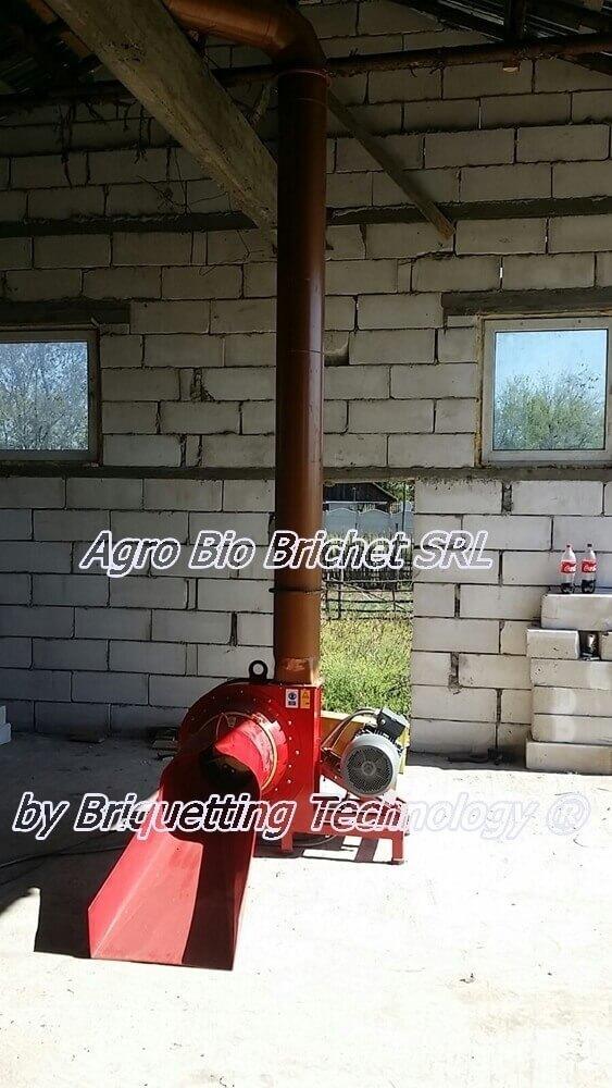 Briquetting line in Poiana Mare