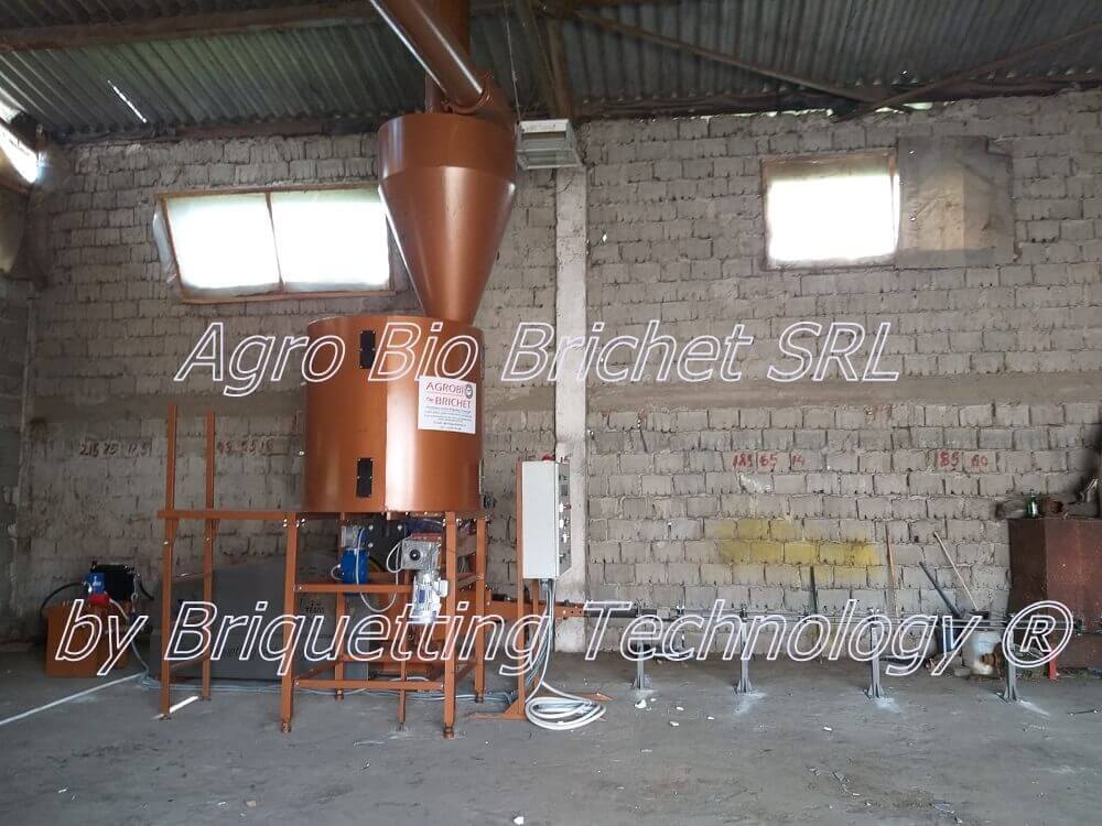 Itesti straw briquetting line in Bacau