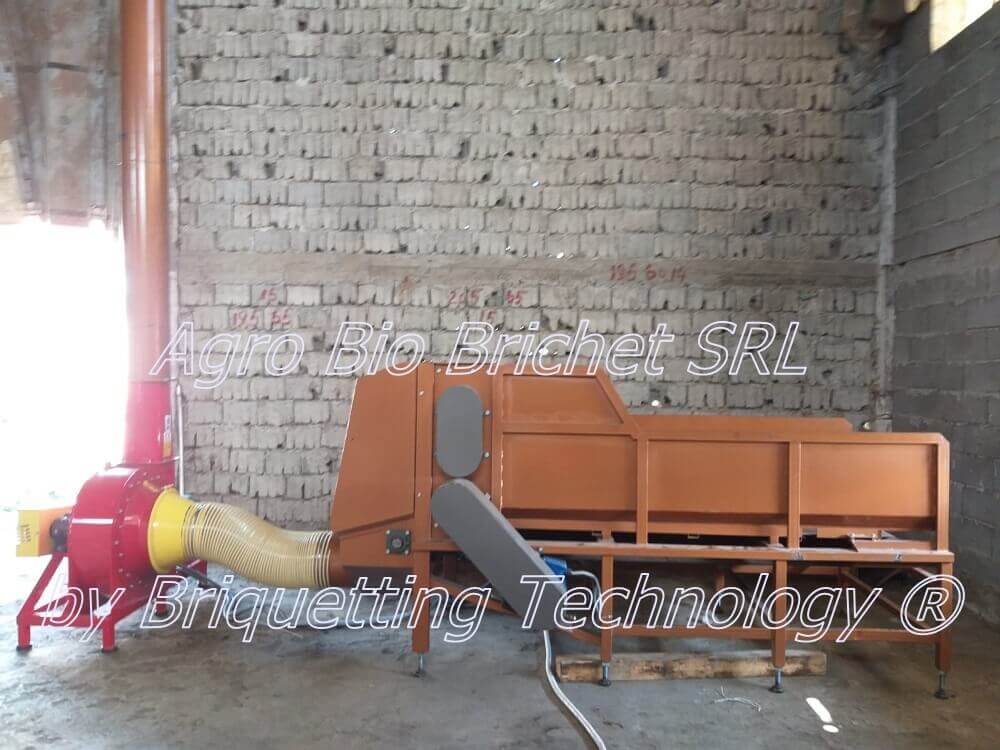 Itesti straw briquetting line in Bacau