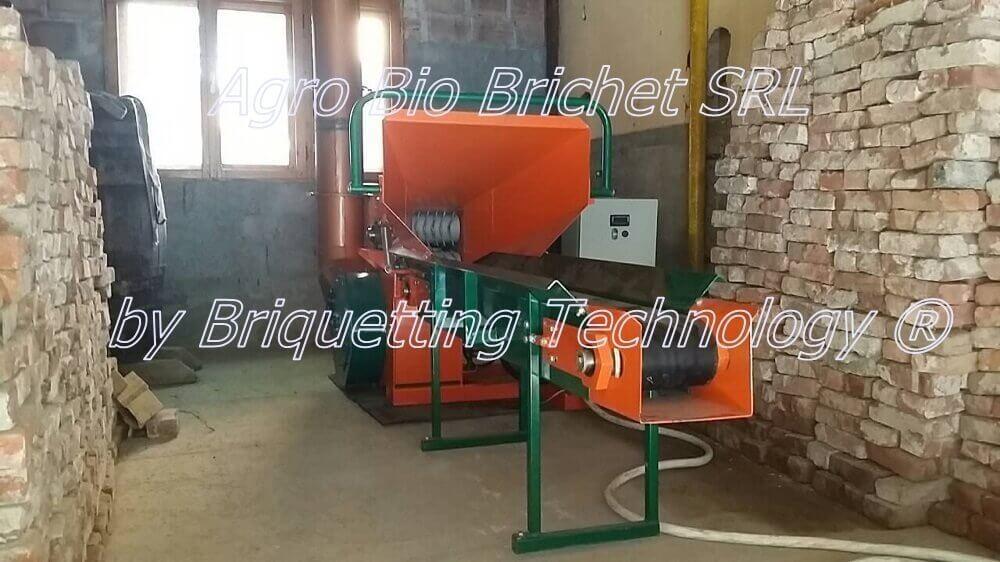 Sawdust drying equipment in Posestii Pamanteni