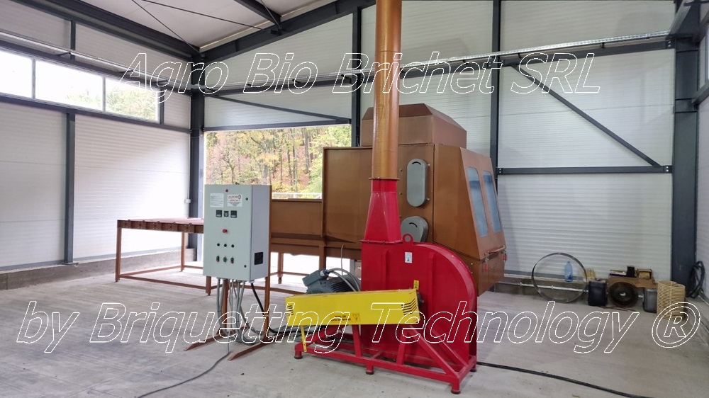 Lucerne and straw granular line