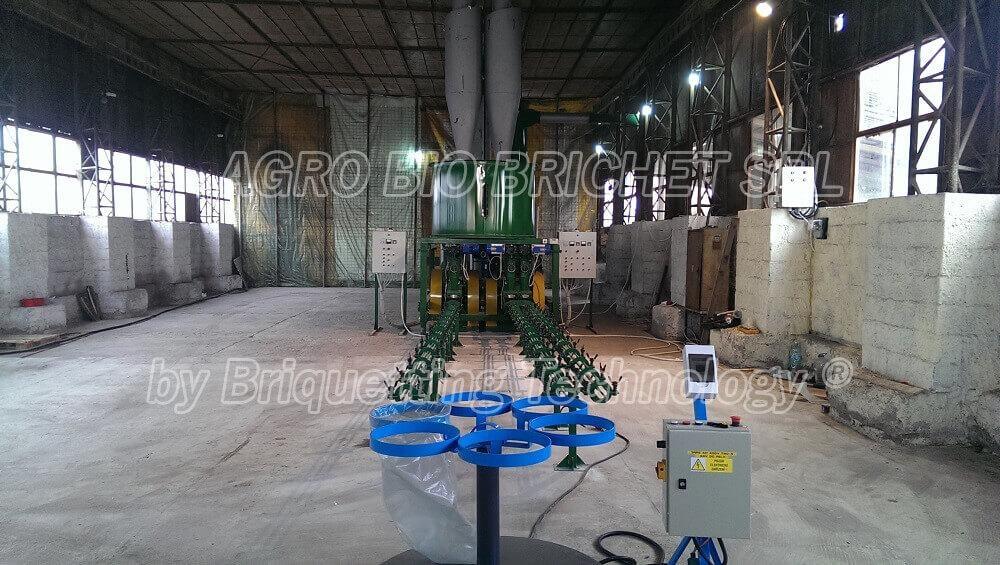 Briquetting line in Gorneni