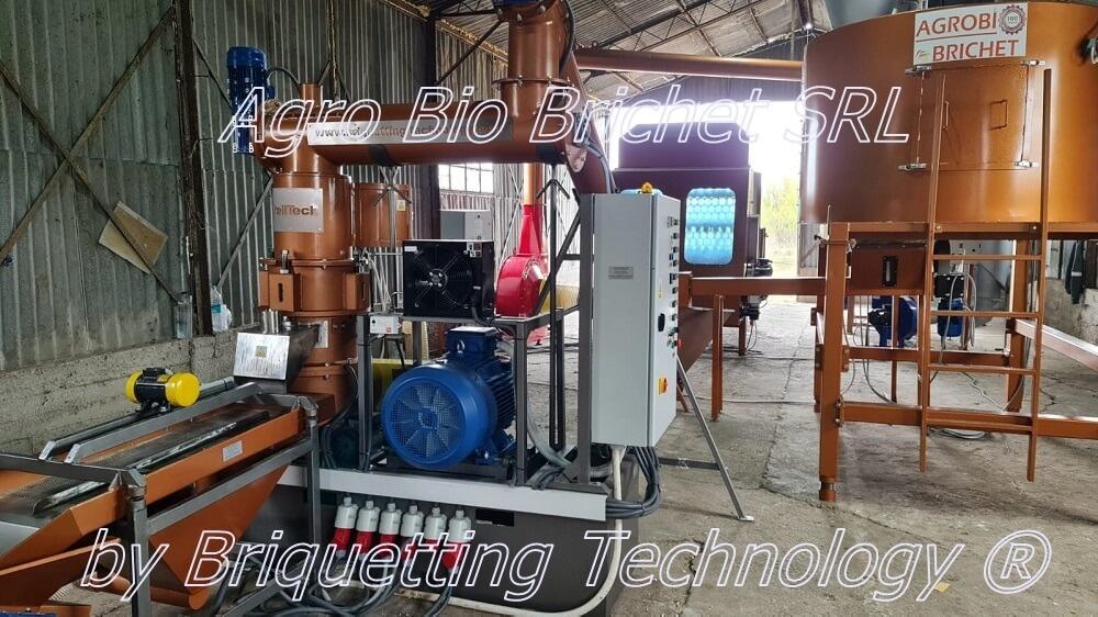 Straw Pelletizing Line in Caracal