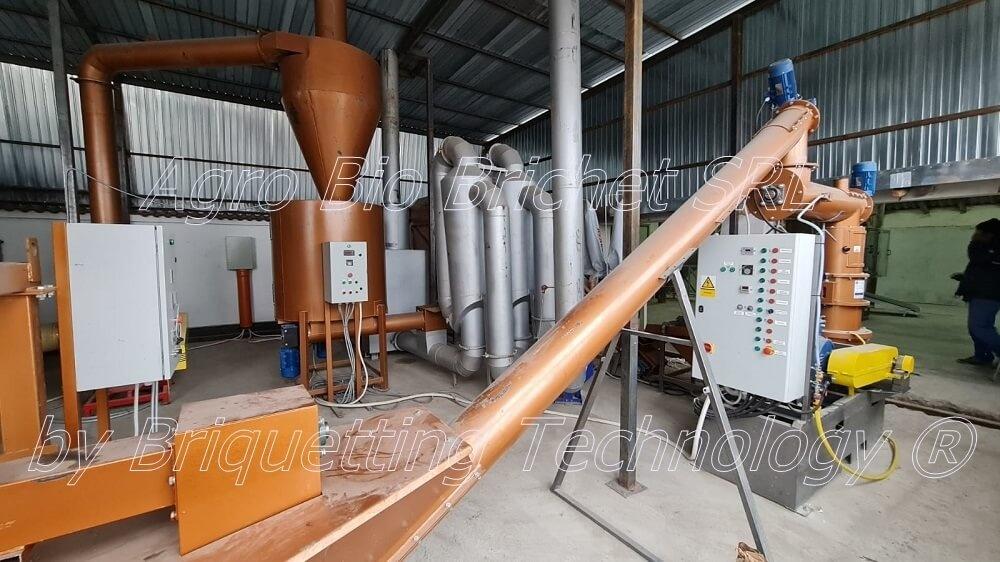 Straw Pelletizing Line in Scarisoara