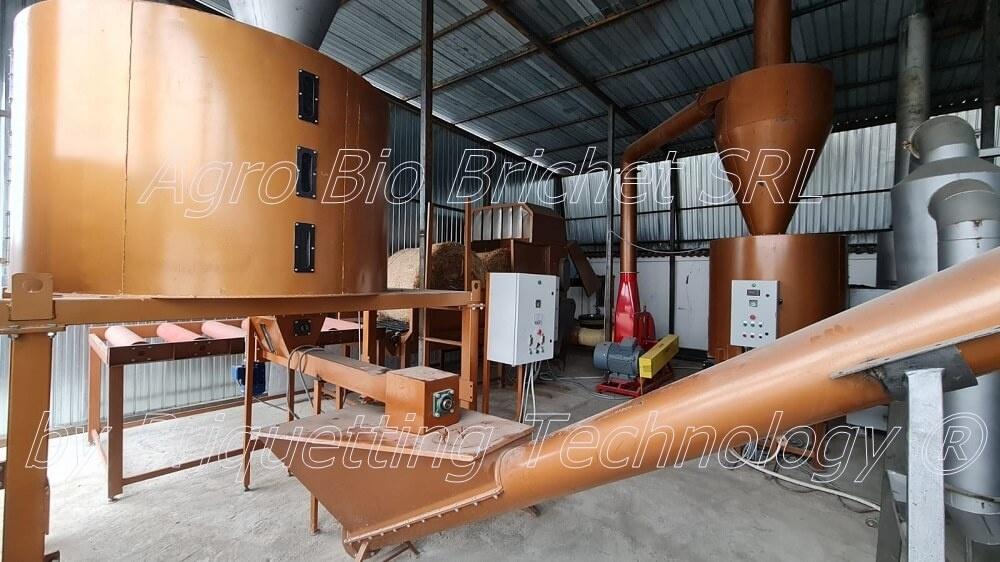 Straw Pelletizing Line in Scarisoara