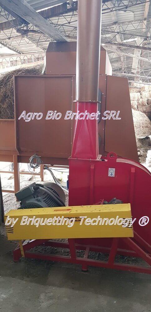 Briquetting and pelletizing line from Beiu straw