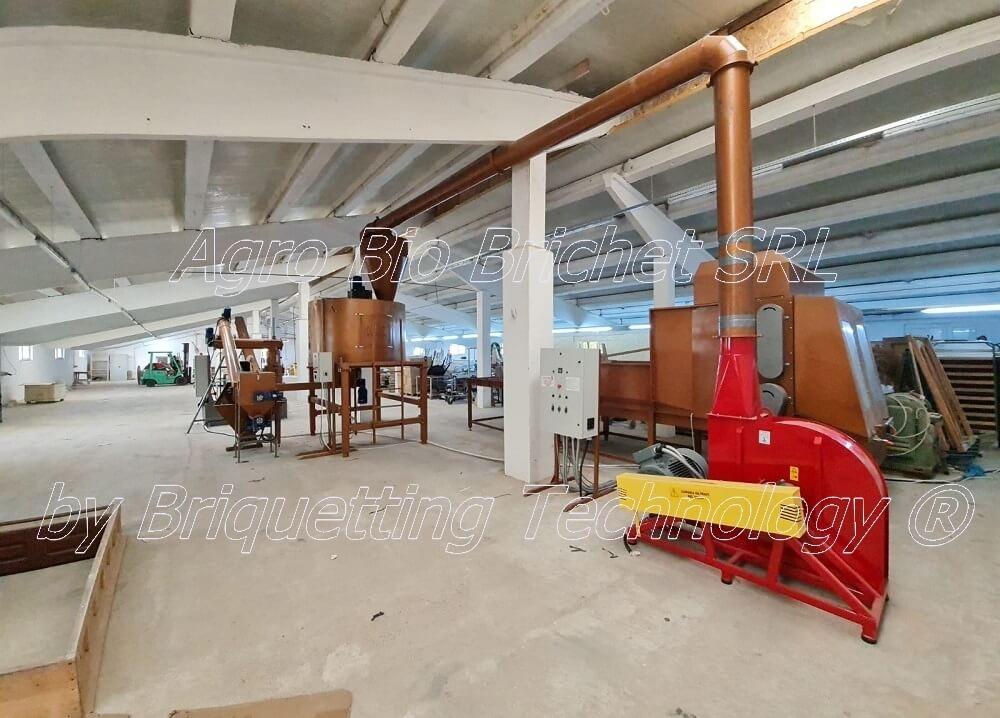 Pelletizing line for straw and alfalfa in Cenei