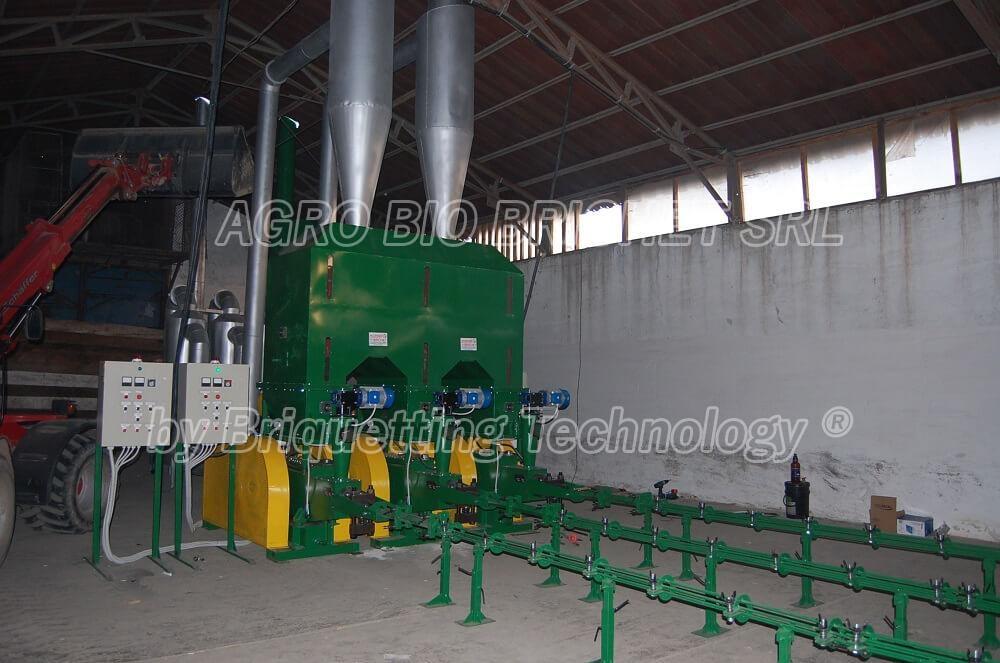 Straw briquetting line Modelu